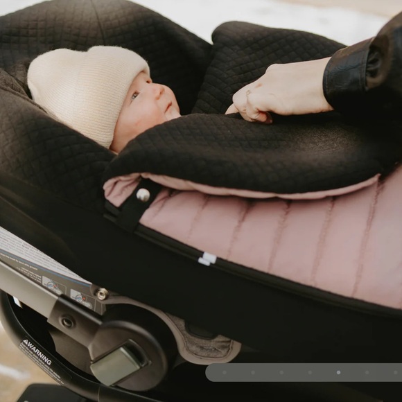 Little Unicorn Car Seat Mauve Pink Footmuff • NIB • w/ Cover - Picture 6 of 12